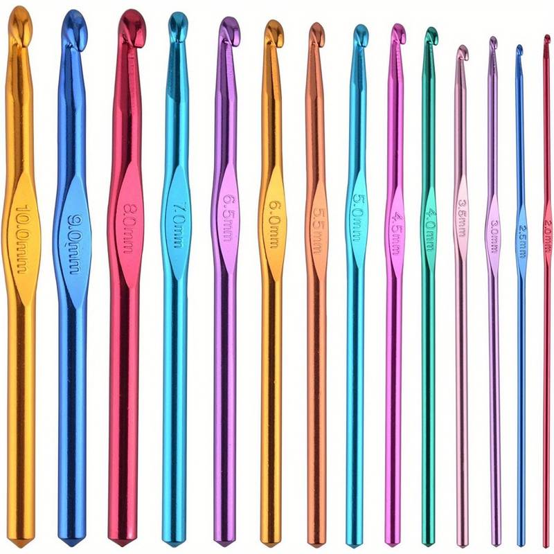 Colourful Crochet Hook - choice of sizes