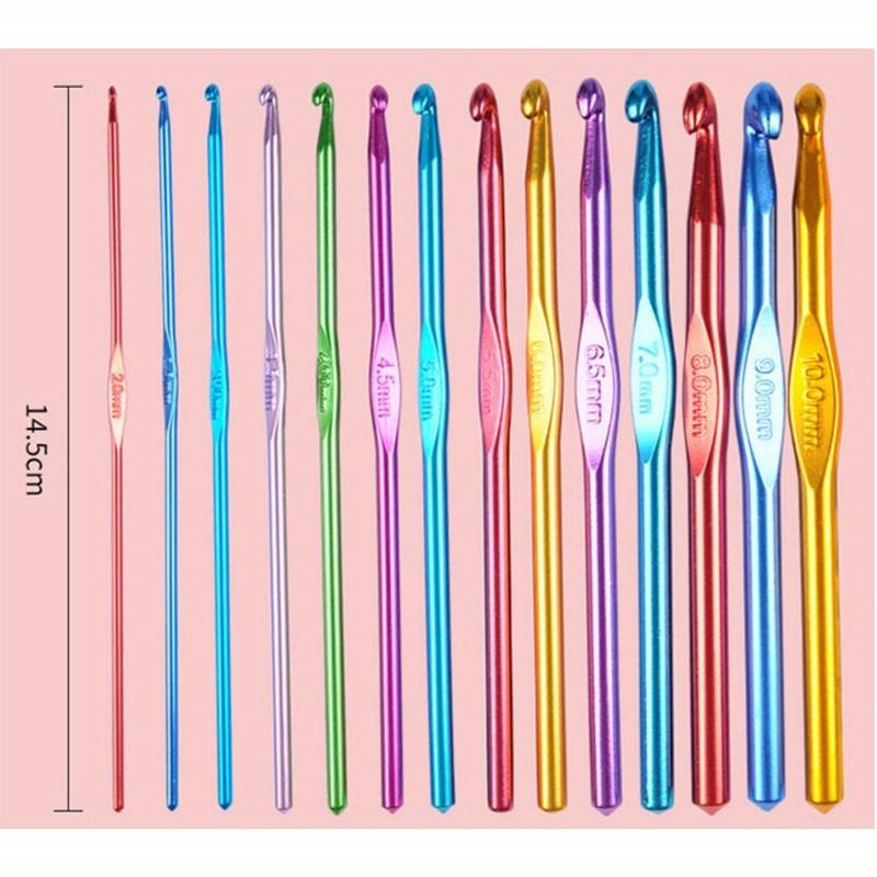 Colourful Crochet Hook - choice of sizes