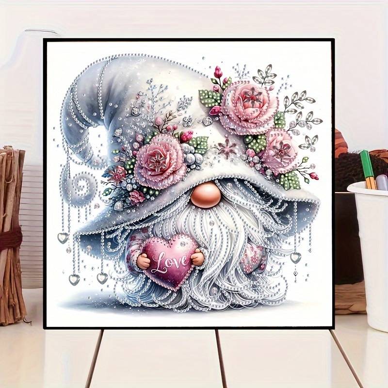 Diamond Art Painting Kit - Gnome Heart