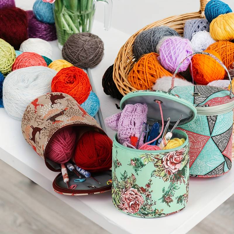 Travel Yarn Storage Bag - choice of six colours