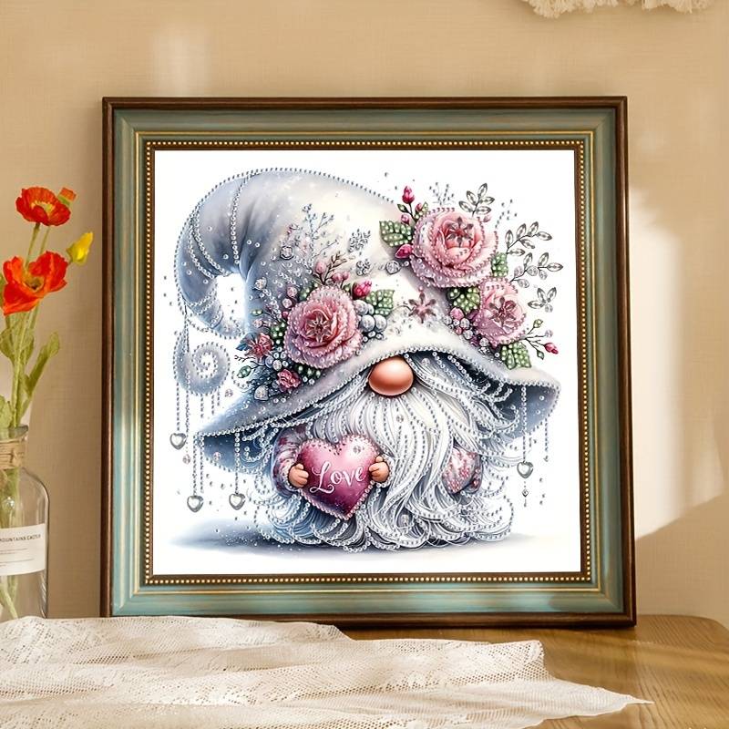 Diamond Art Painting Kit - Gnome Heart