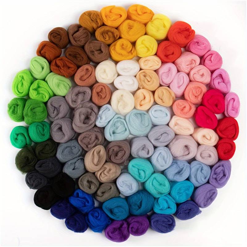 Handmade Felting Wool - large choice of colours