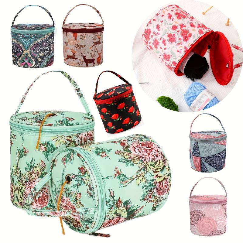 Travel Yarn Storage Bag - choice of six colours