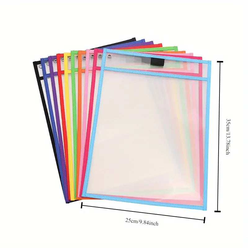 Clear PVC Dry Erase Folder - A4 Size