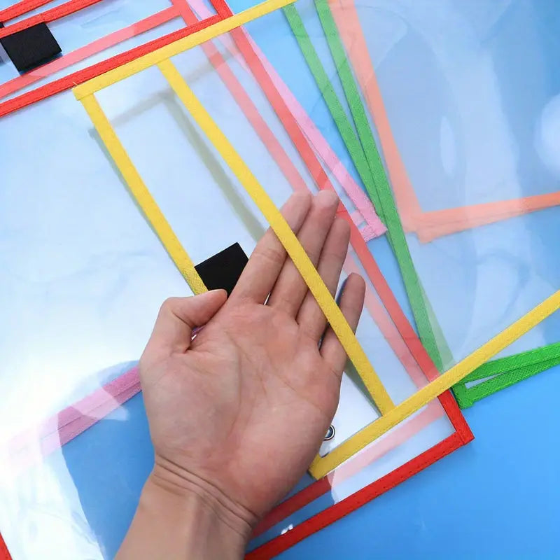 Clear PVC Dry Erase Folder - A4 Size