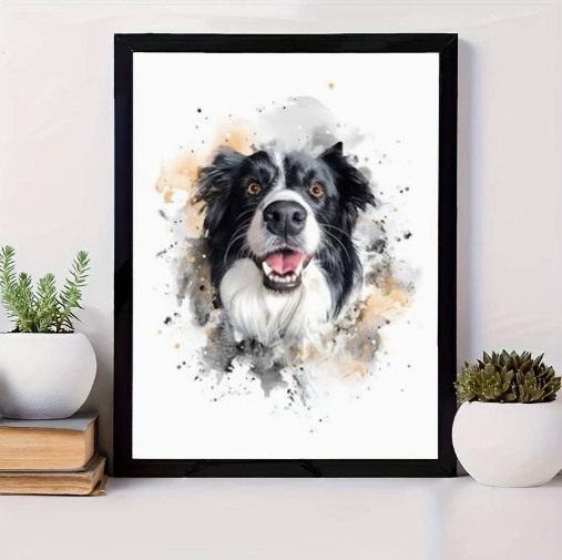 Diamond Art Painting Kit - Border Collie