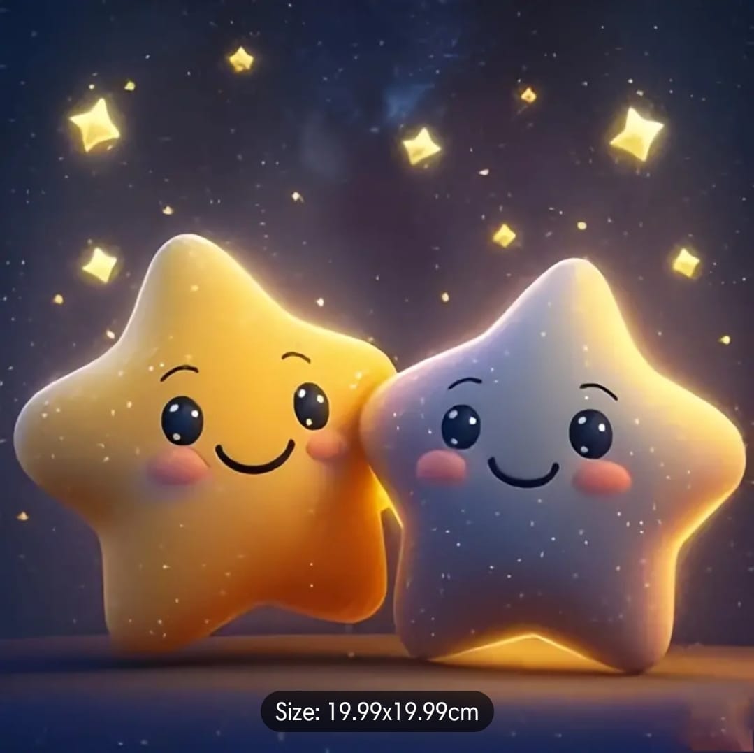 Diamond Art Painting Kit - Cute Stars