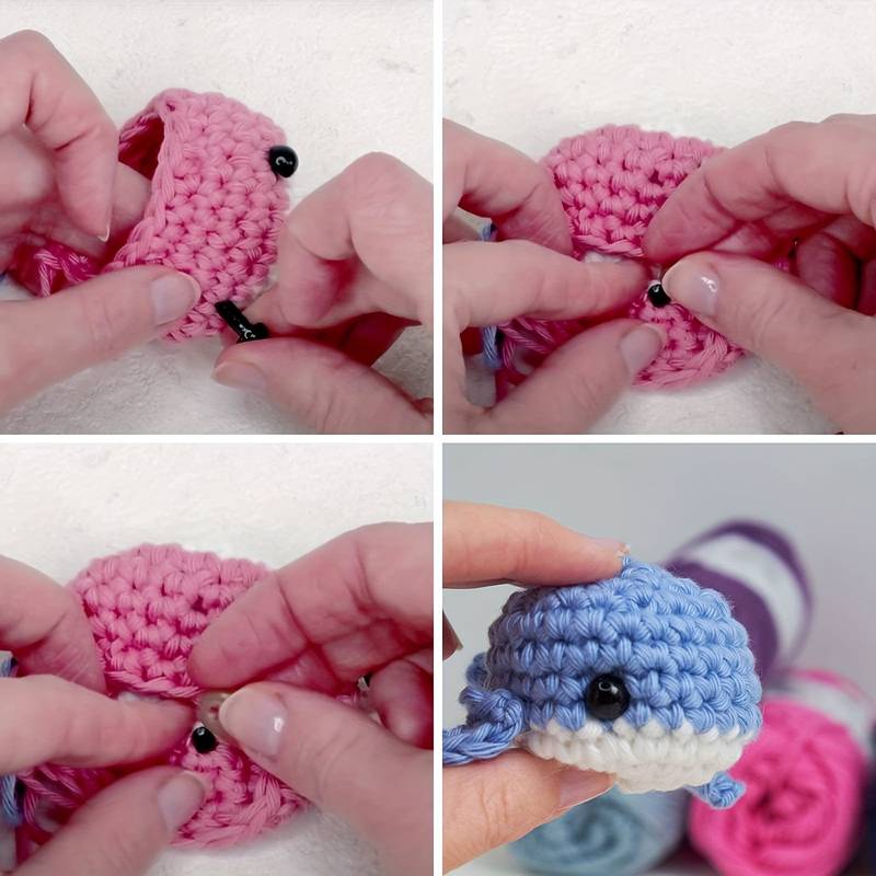 Safety Eyes for crochet and knitting - 3-6mm, various quantities
