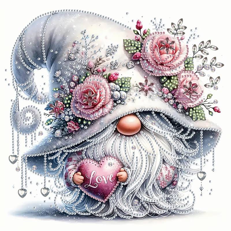 Diamond Art Painting Kit - Gnome Heart