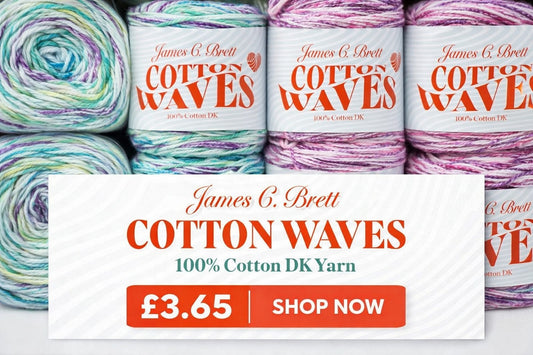 James C. Brett - Cotton Waves 100% Cotton Double Knit