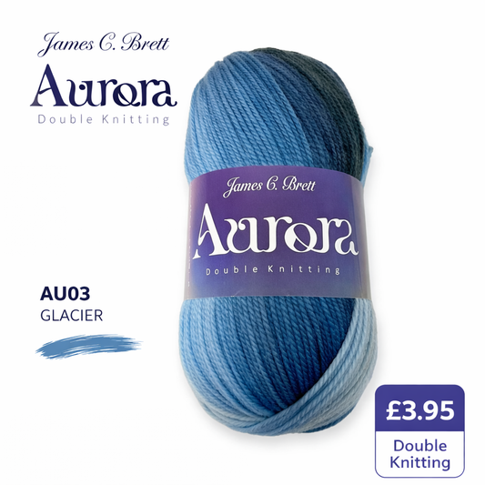 🧶 James C Brett Aurora DK –  100g of Colour Magic 🧶