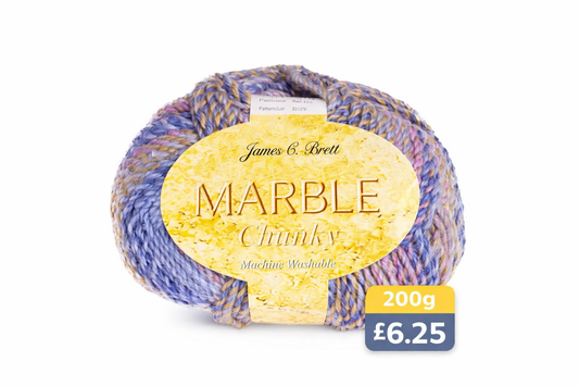 James C Brett 200g Chunky Marble