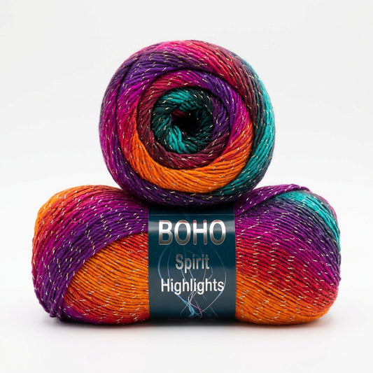 Cygnet Boho Spirit  highlights 100g Double knit